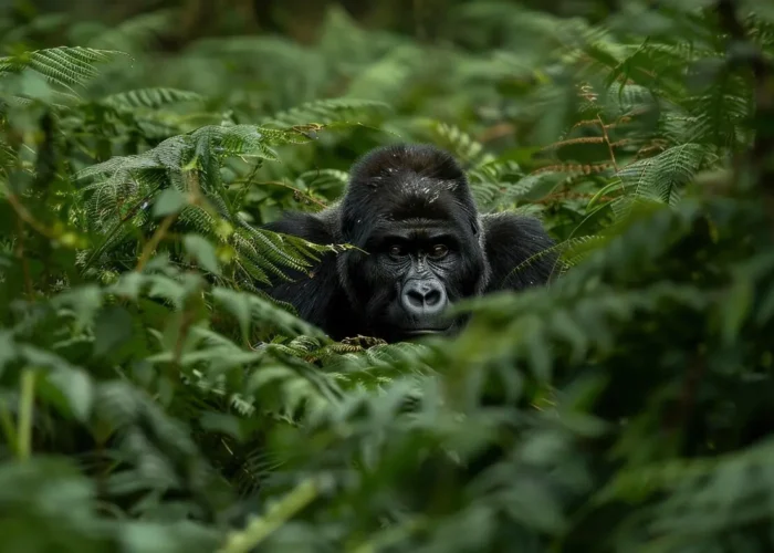 Silverback Gorilla in Volcanoes National Park, Rwanda