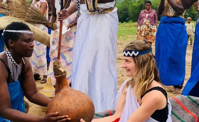 Authentic local expperience. Hands-on cultural exchange tour in Rwanda, learning traditional dance and wedding customs.