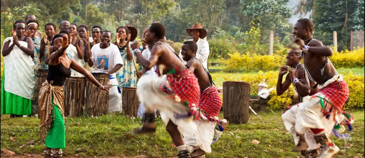 Traditional Rwandan Dance Performance: Highlight of the Cultural Tour Rwanda Cultural Tour intore dance